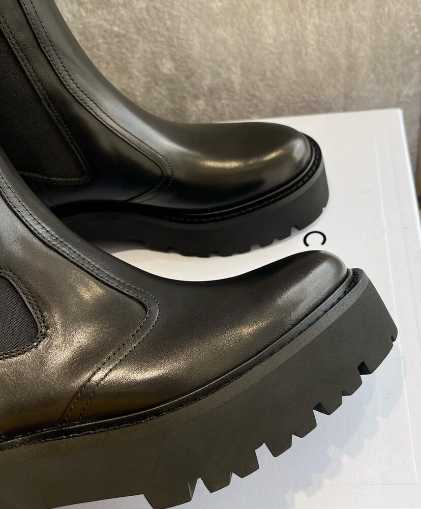 Celine Bulky Chelsea Boot In Calfskin