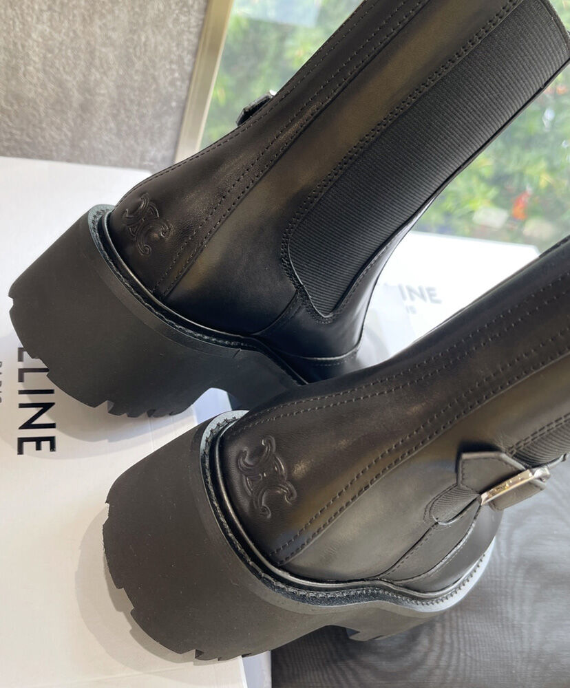 Celine Bulky Chelsea Boot In Calfskin