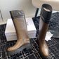 Celine Bulky High Buckle Boot In Calfskin