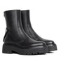 Celine Bulky Boots With Back Zip And Triomphe In Calfskin