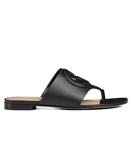 Women's Interlocking G Cut-out Sandal