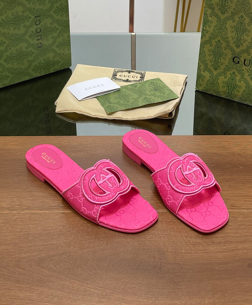 Women's Interlocking G Slide Sandal