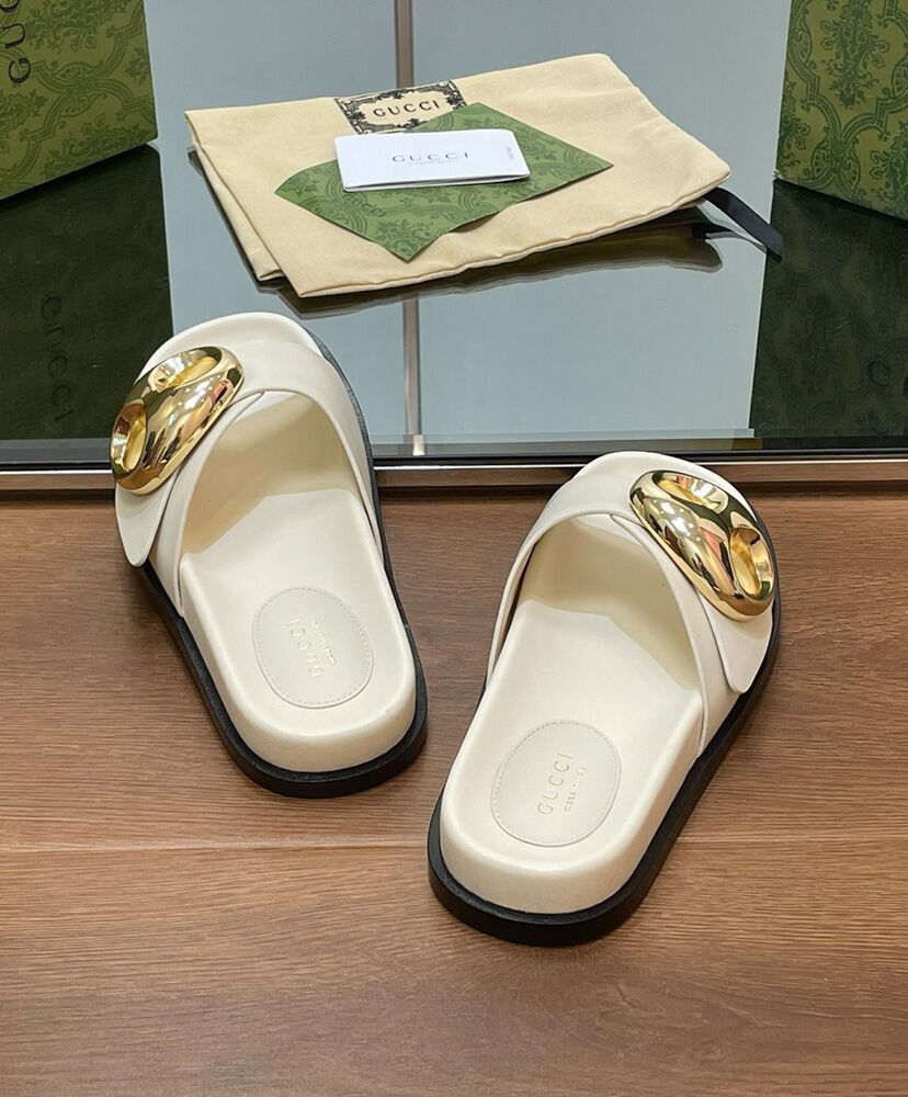 Women's Gucci Marina Chain Slide Sandal