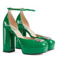 Women's Platform Pump With Double G