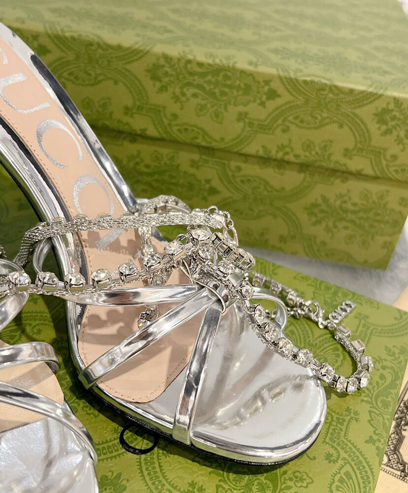 Women's Crystal Chain Sandal