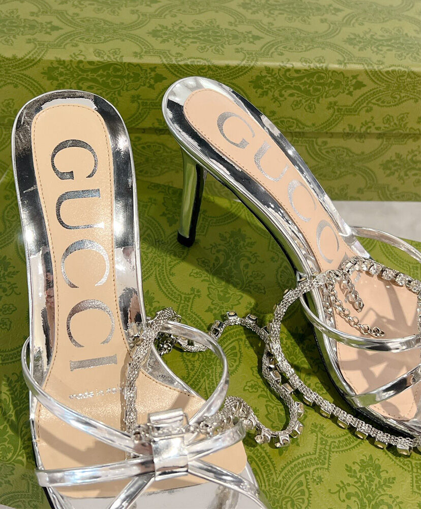 Women's Crystal Chain Sandal