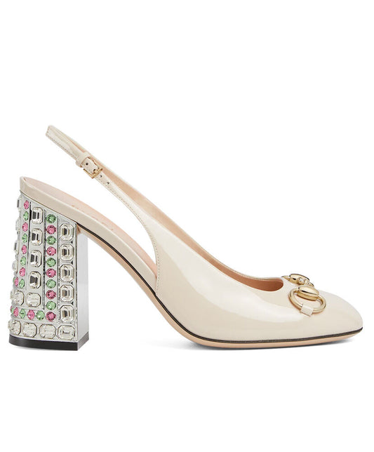 Women's Horsebit Pump With Crystals