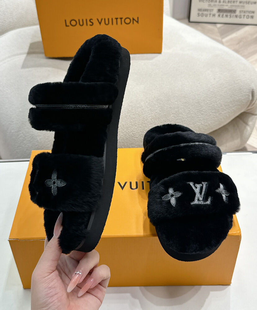 LV Sunset Flat Comfort Mule