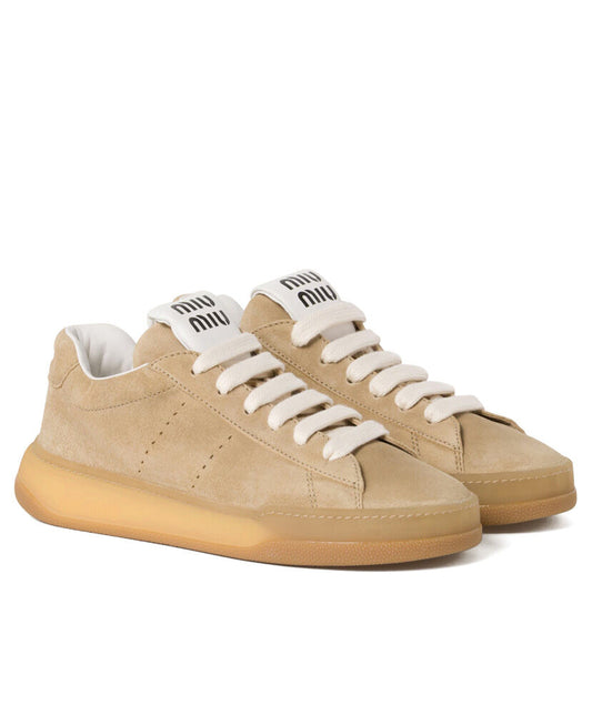 Bleached Suede Sneakers