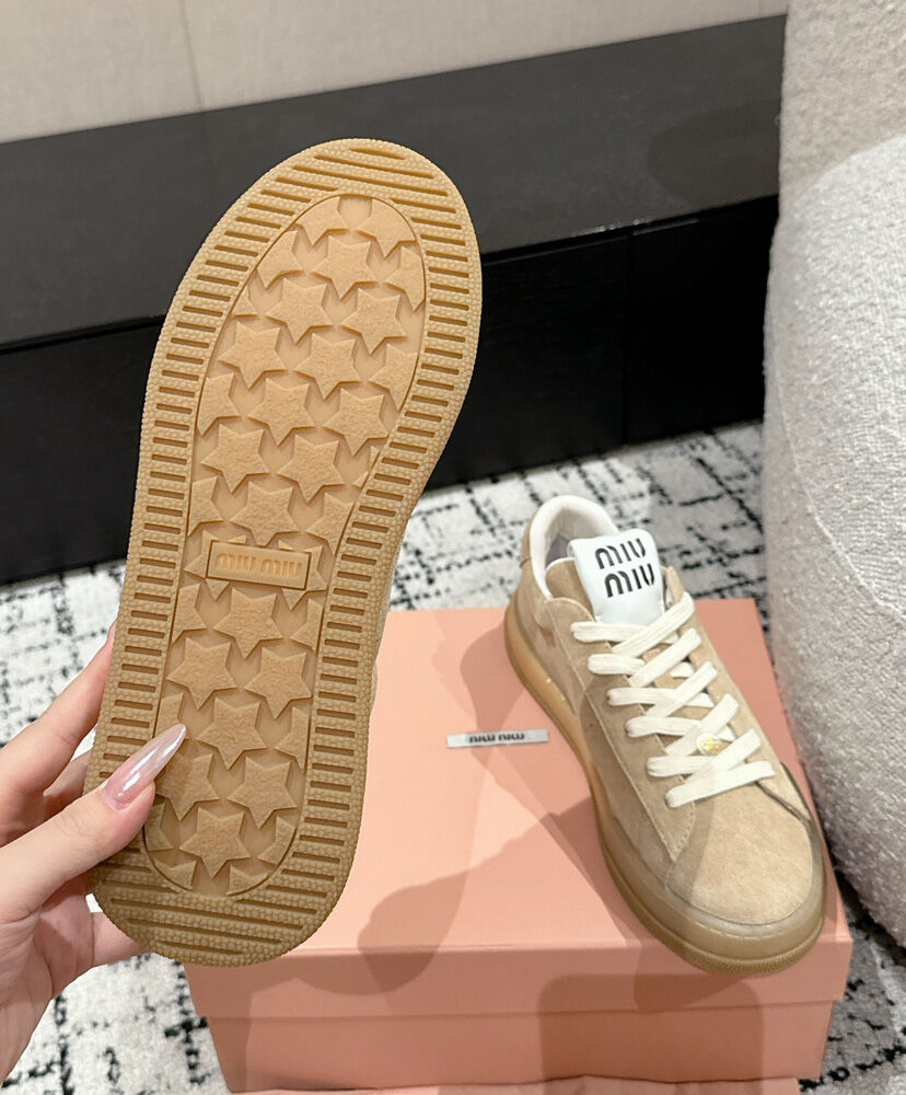 Bleached Suede Sneakers