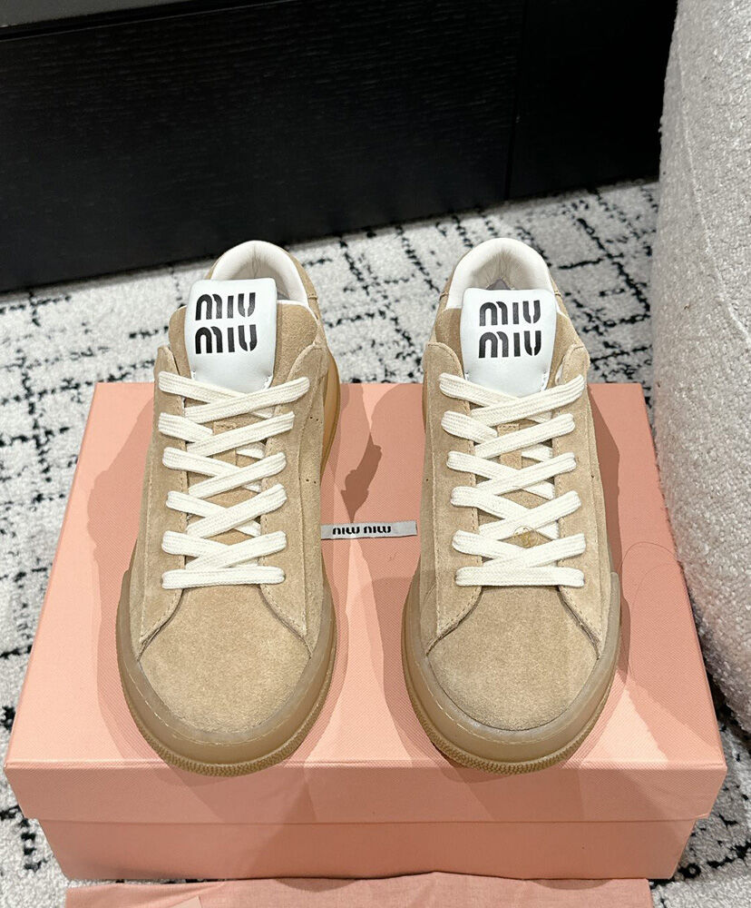 Bleached Suede Sneakers