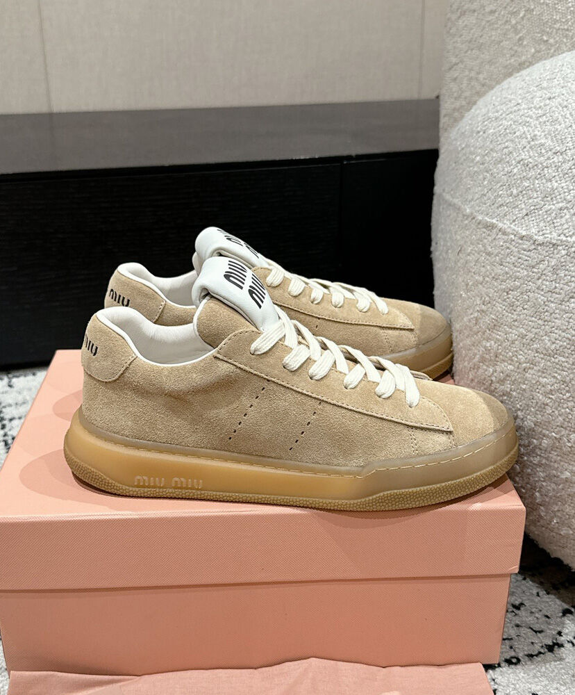 Bleached Suede Sneakers