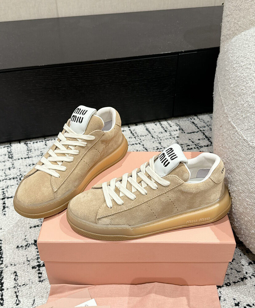 Bleached Suede Sneakers