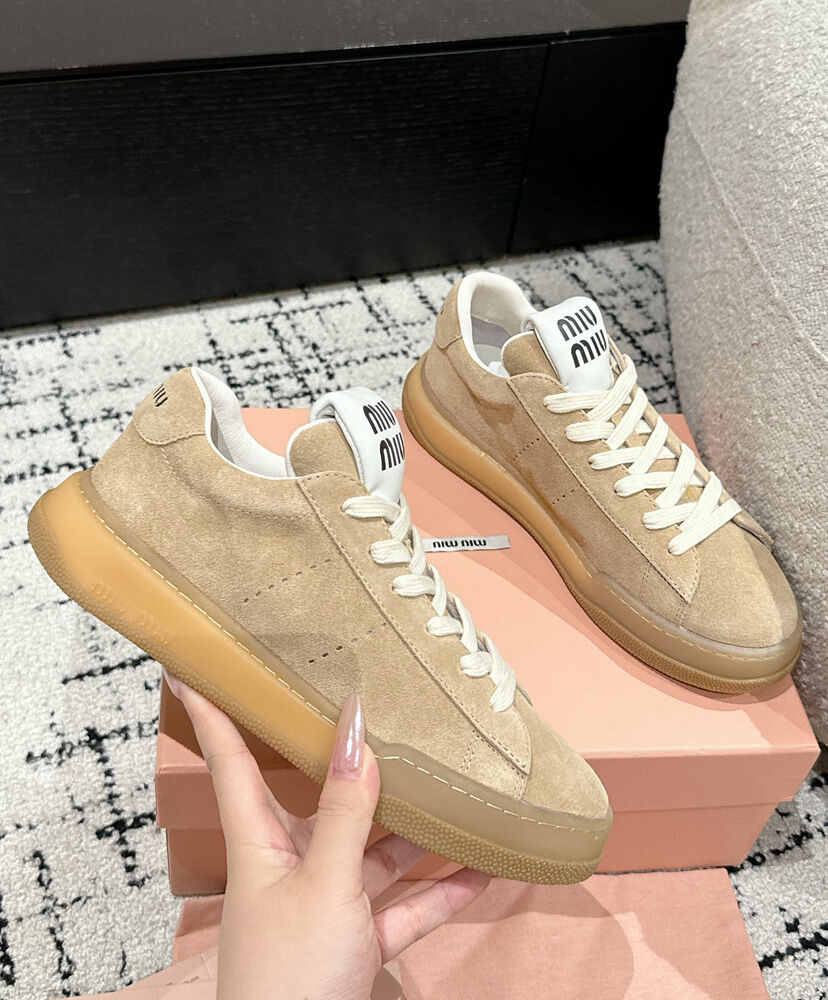 Bleached Suede Sneakers