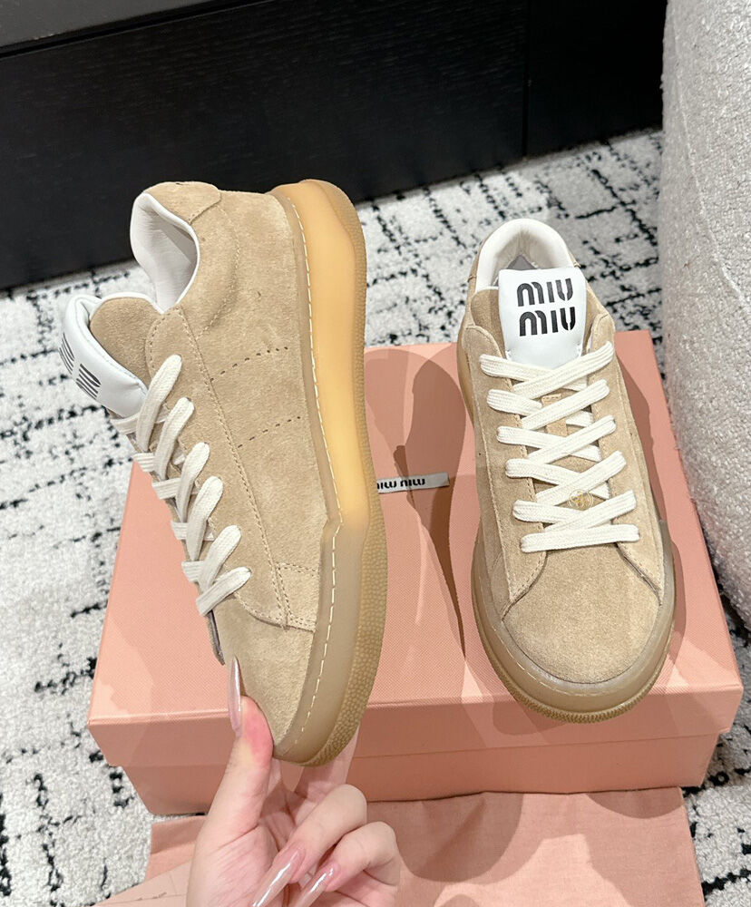 Bleached Suede Sneakers