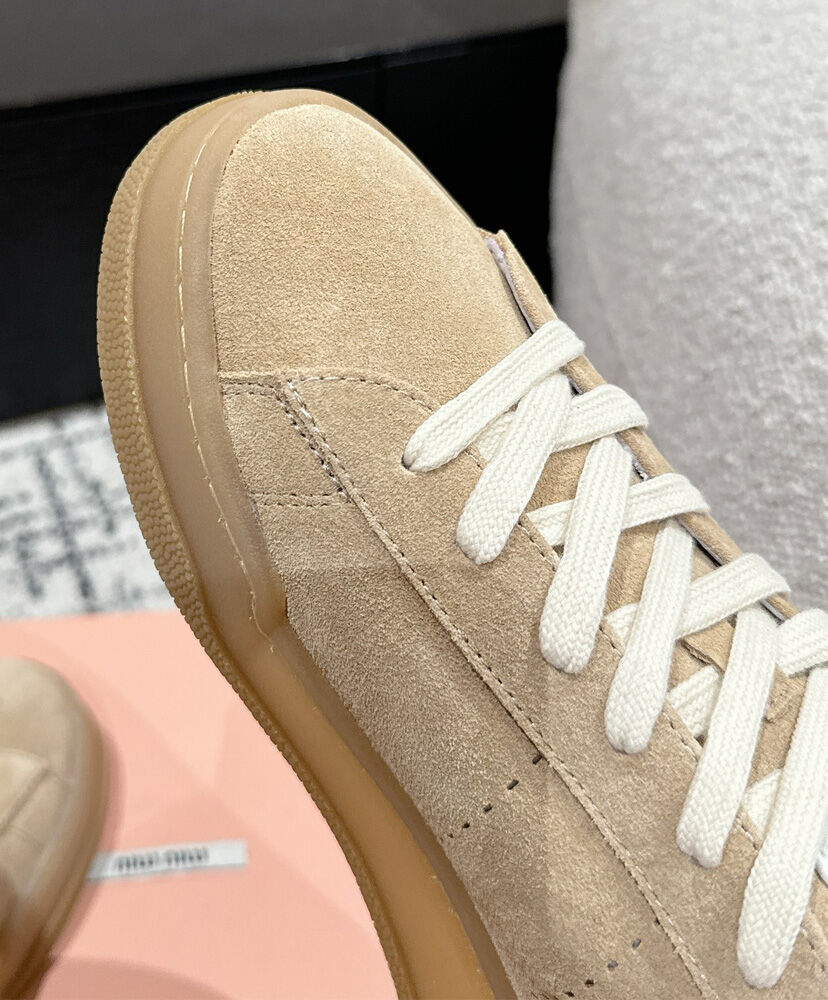 Bleached Suede Sneakers