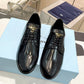 Patent Leather Lace-up Shoes