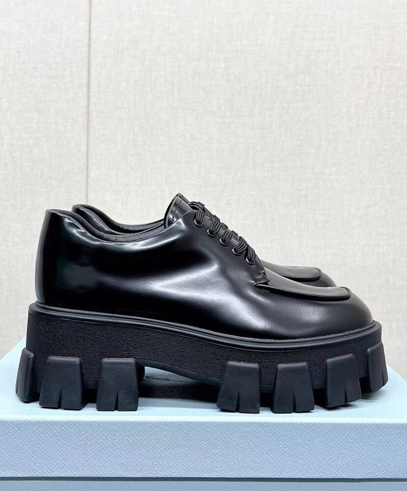 Monolith Brushed Leather Loafers
