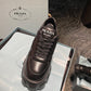 Soft Padded Nappa Leather Lace-up Shoes