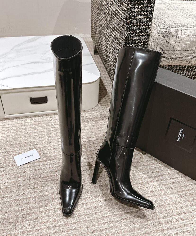 Nina Leather Knee-High Boots