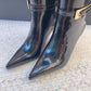 Lee Glazed Leather Knee-High Boots