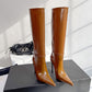 Vendome Knee-high Leather Boots