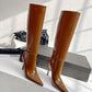 Vendome Knee-high Leather Boots