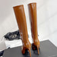 Vendome Knee-high Leather Boots