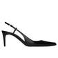 Vendome Patent-Leather Slingback Pumps