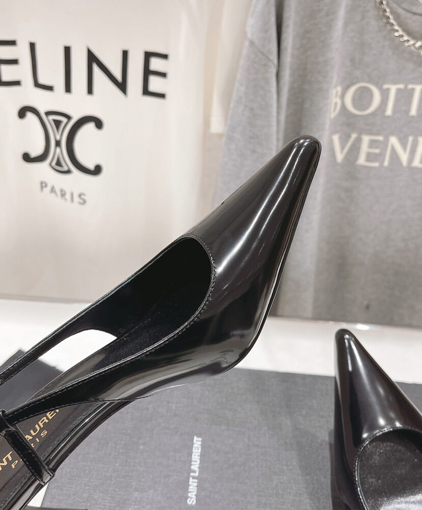 Vendome Patent-Leather Slingback Pumps