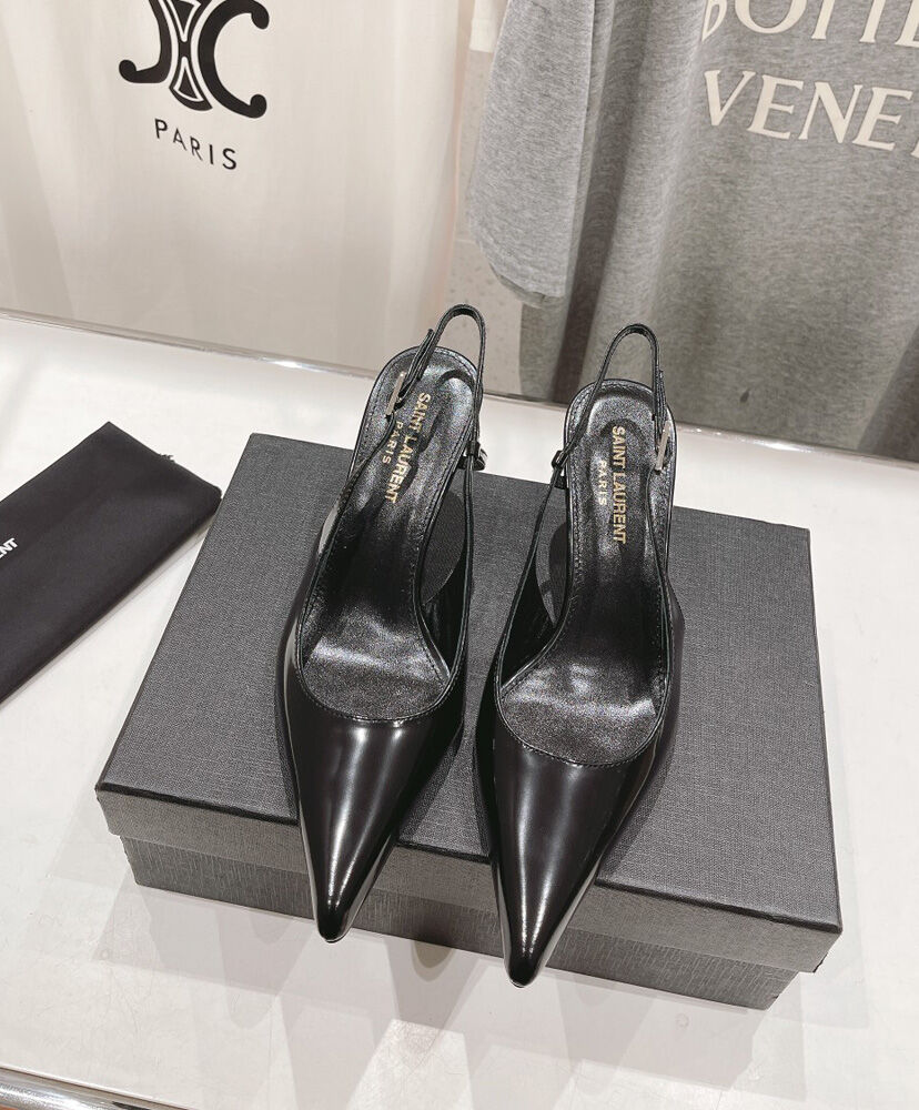 Vendome Patent-Leather Slingback Pumps