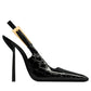 Graham 115 Croc-Effect Slingback Pumps