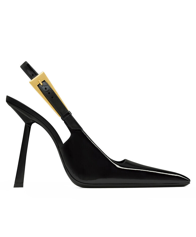 Lee 115mm Leather Slingback Pumps