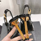 Lee Embellished Patent-Leather Slingback Pumps