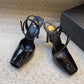 La Scandale Sandals In Patent Leather