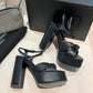 Bianca 125 Leather Platform Sandals