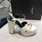 Bianca 125 Leather Platform Sandals