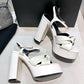 Bianca 125 Leather Platform Sandals