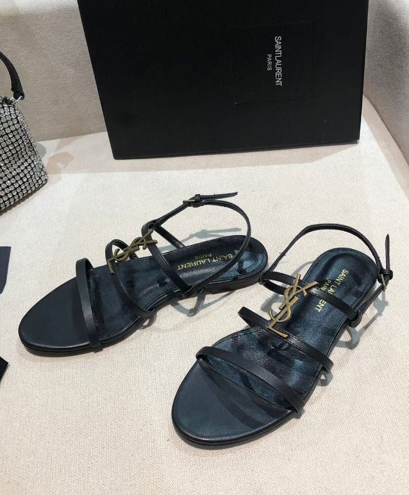 Cassandra Sandals In Smooth Leather