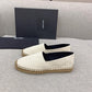 Cassandre Embroidered Espadrilles In Canvas