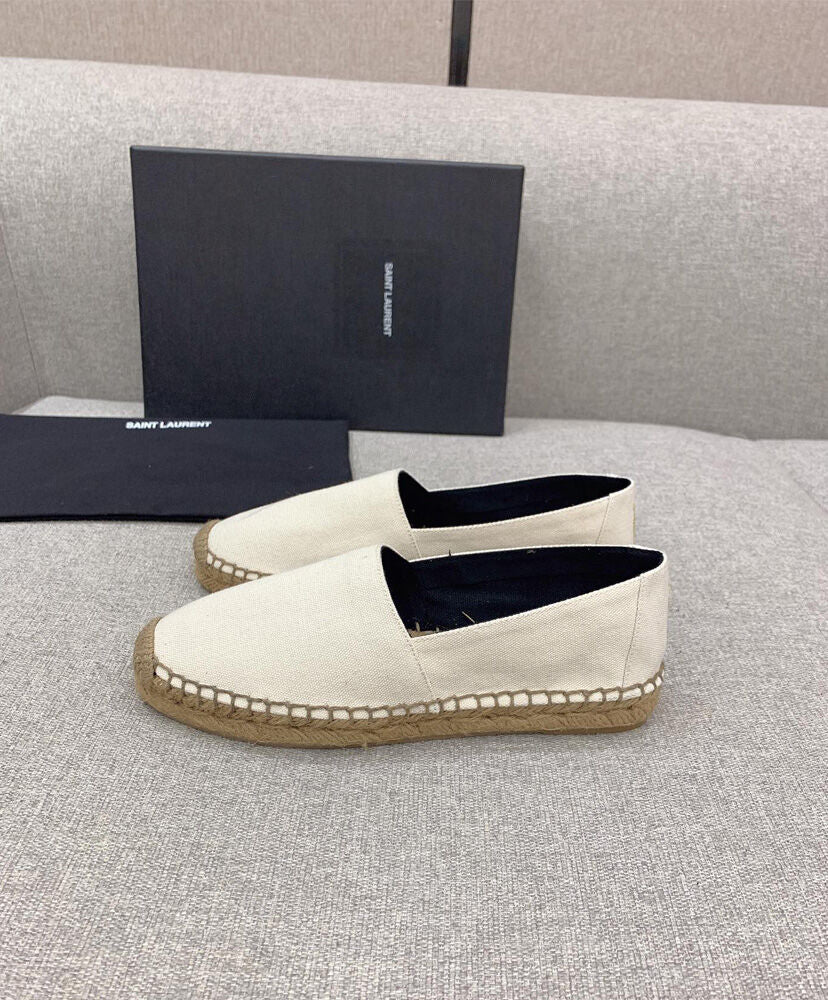 Cassandre Embroidered Espadrilles In Canvas