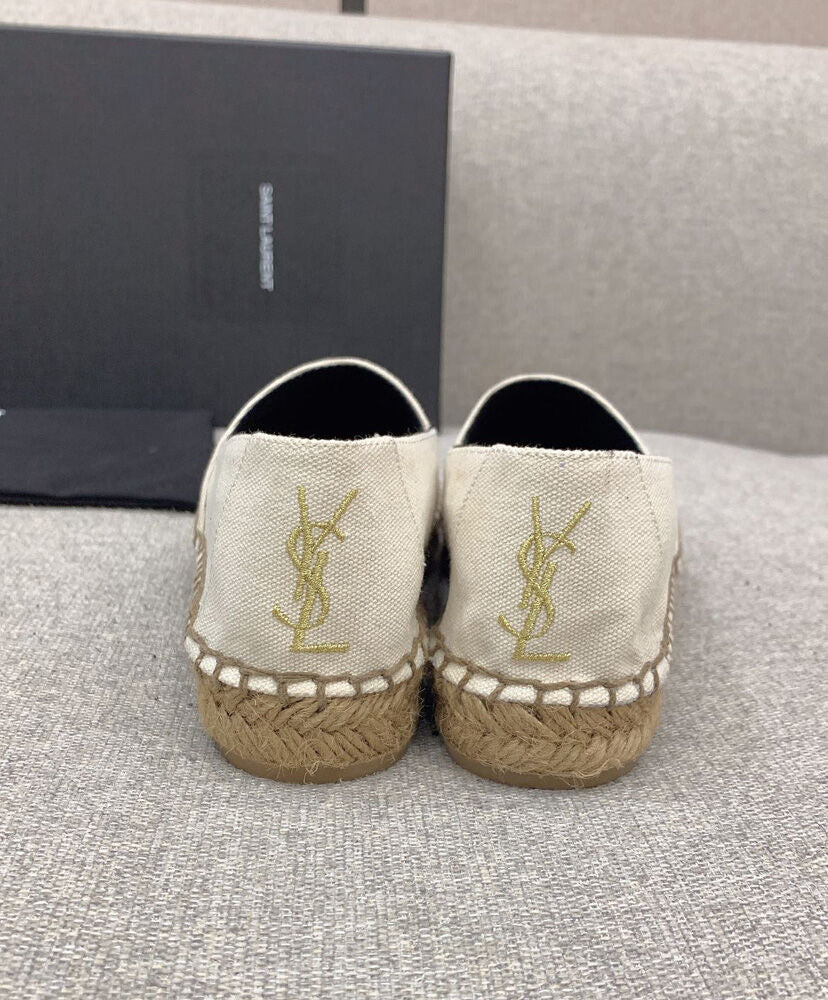 Cassandre Embroidered Espadrilles In Canvas