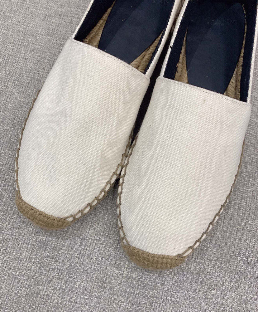 Cassandre Embroidered Espadrilles In Canvas