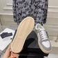 SL61 Logo-Print Leather Sneakers