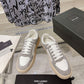 SL61 Logo-Print Leather Sneakers