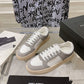 SL61 Logo-Print Leather Sneakers