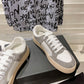 SL61 Logo-Print Leather Sneakers