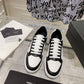 SL61 Logo-Print Leather Sneakers