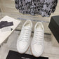 SL61 Logo-Print Leather Sneakers