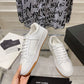 SL61 Logo-Print Leather Sneakers